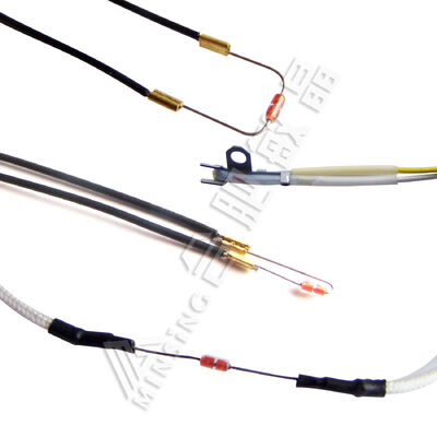 Glass Encapsulated Precision NTC Thermistor. 100K 3950K, -40°C ~ 250°C Harga kompetitif tersedia untuk pembelian massal.