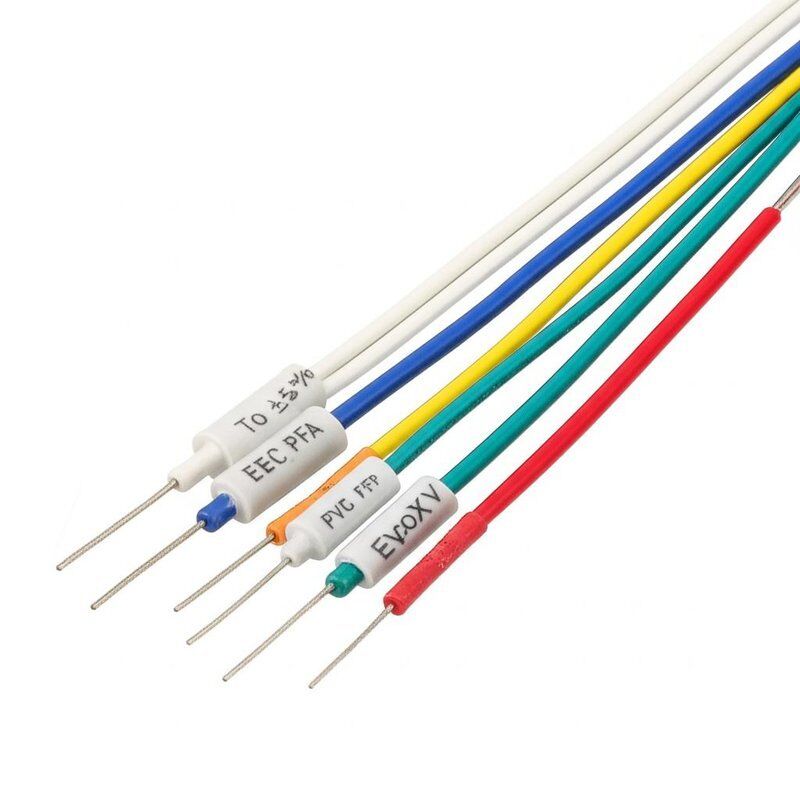 Tolerance ±1% To ±5% Epoxy Thermistor Lead Wire PVC PFA FEP Temperature Sensor Suitable For Home Appliances Applications